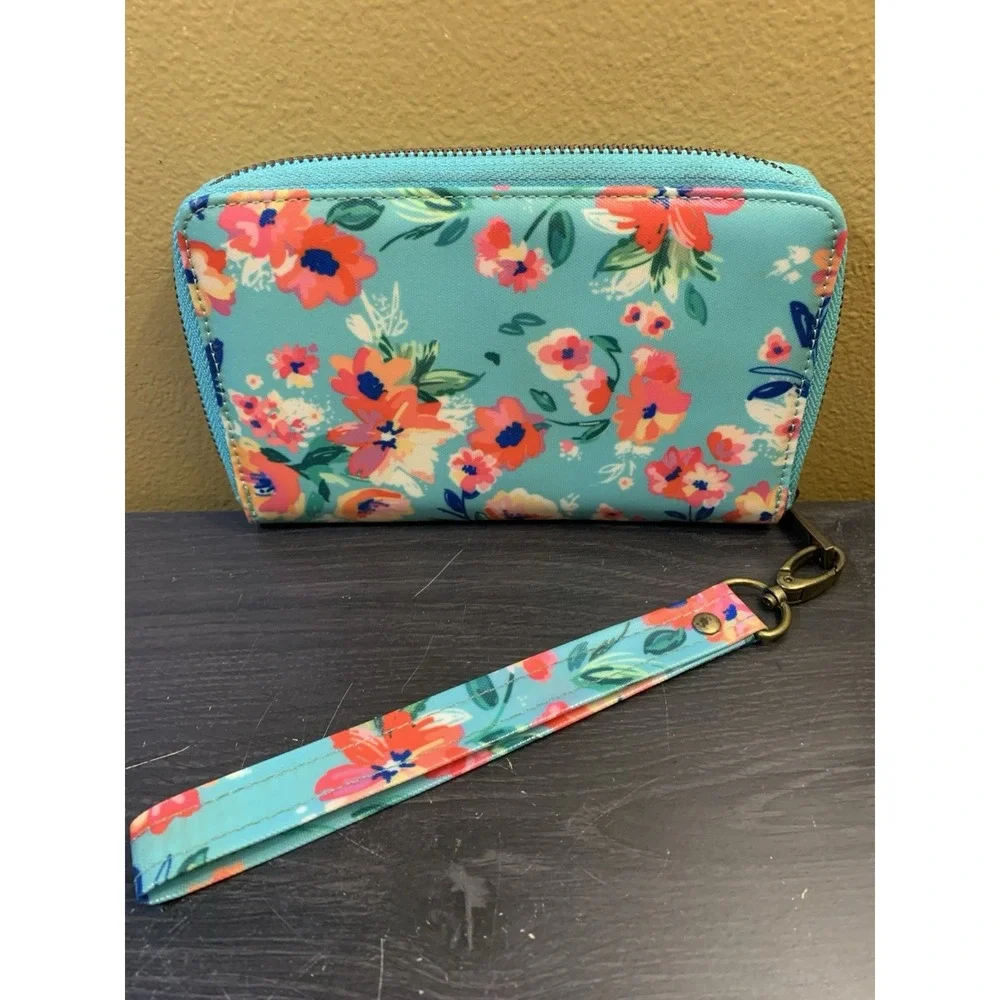 Wander Wallet Floral Bloom Wristlet 7